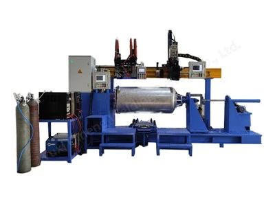 Cryogenic Liquid Cylinder Circumferential and Corner Welding Machine